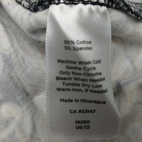 Floral Bateau (Boat) Neck Tee - Picture 4 of 4